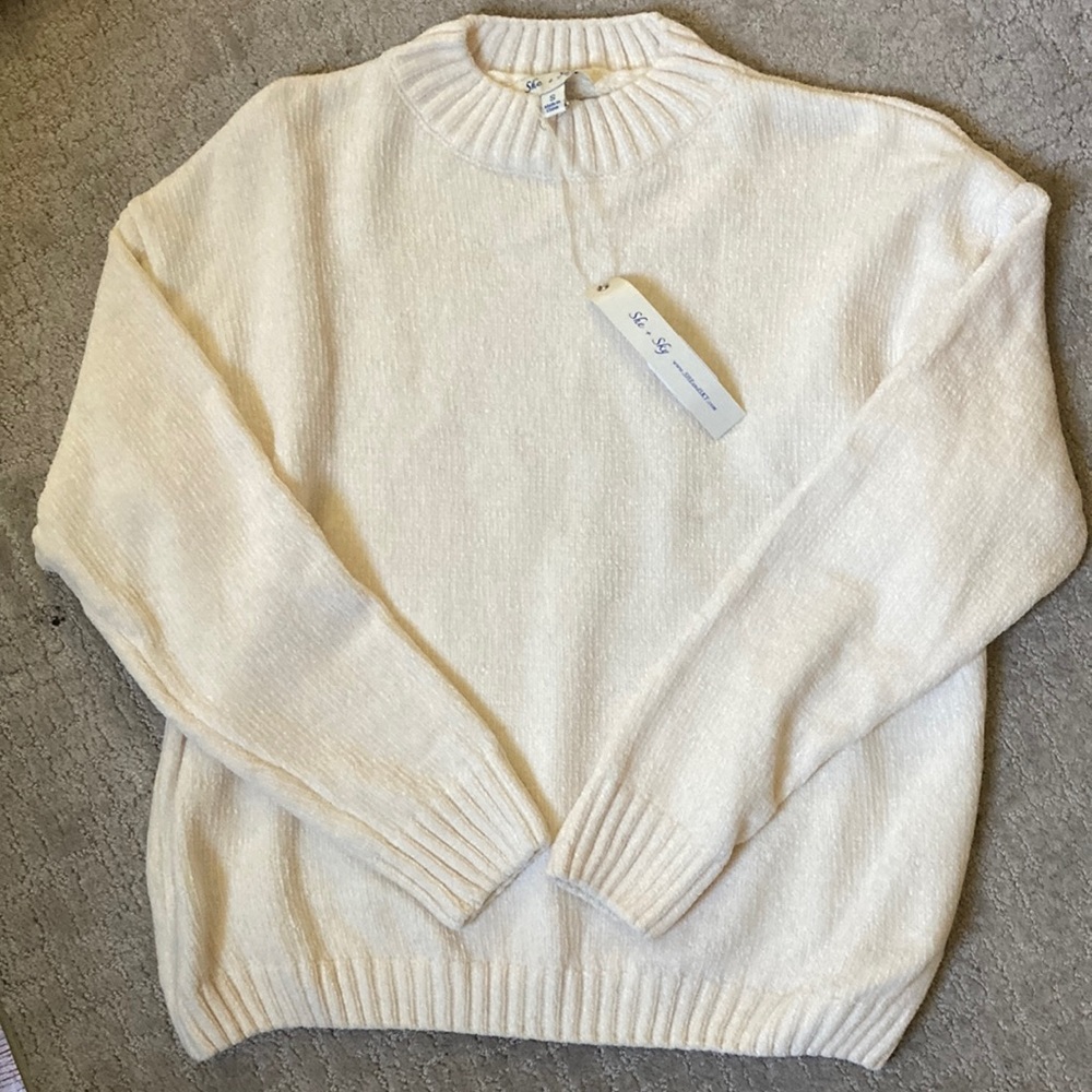 Soft Cream Sweater NWT